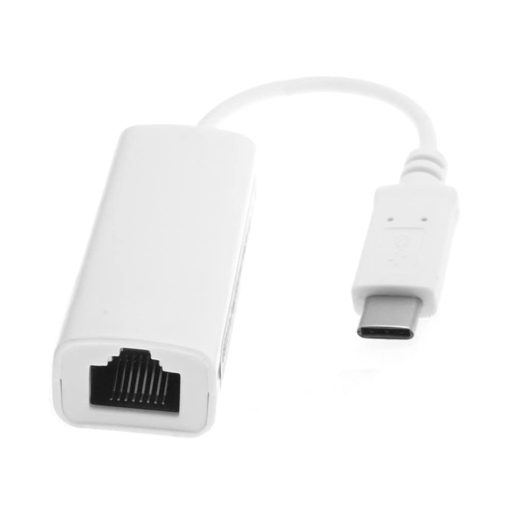 JSER USB-C Type C USB 3.1 Male to 100Mbps Ethernet Network LAN External Adapter for Laptop