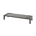 Nitori 6201712 Monitor Stand ZK005 59 Black, Width 23.2 x Depth 7.9 x Height 3.9 inches (59 x 20 x 10 cm)