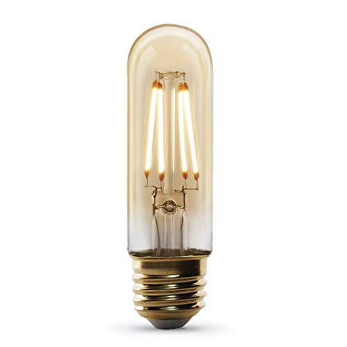 Feit Electric T10 Exposed Filament Light Bulb, 40W Eq
