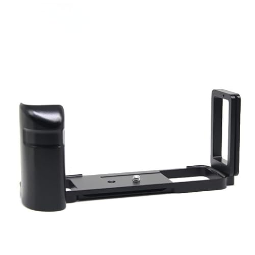 YEELAMKOK Camera Hand Grip Quick Release L Plate Bracket Mount for Fujifilm GFX50R, Aluminum, Black
