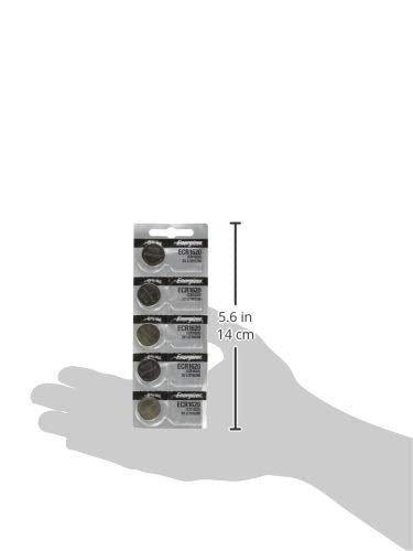 Energizer CR1620 Lithium Battery, Card of 5ORMD