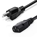 Universal 3 Prong AC Power Cord Replacement for Horizon Fitness Treadmills Ellipticals, Superfit, BowFlex, Sole,Goplus 2 in 1 Folding Treadmill