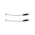 Acxico 2Pcs FPV Antenna 5.8G 2DBI U.FL IPEX IPX Omni Directional Linear Brass Antenna