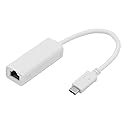 JSER USB-C Type C USB 3.1 Male to 100Mbps Ethernet Network LAN External Adapter for Laptop