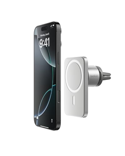 Belkin MagSafe Vent Mount Pro - MagSafe Phone Mount for Car, Magnetic Phone Holder Compatible with iPhone 17, 16, 15, Series, 14 Series, Pixel 10