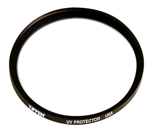 Tiffen 52UVP Slim 52mm UV Protection Filter for Camera Lens, Clear Optical Glass, Impact Resistant