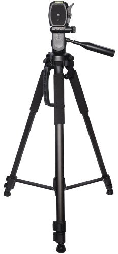PRO 72-Inch 3-Way Panhead Tilt Motion Built in Bubble Leveling Tripod with Soft Carrying Case and Monopod for DSLR Cameras