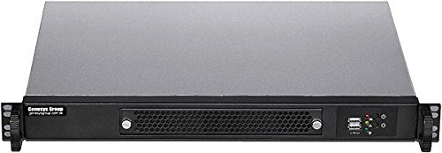 PLINKUSA RACKBUY 1U Rackmount Chassis(11.81" Deep)(Micro-ATX/Mini ITX)(4x2.5 7~15mmHDD/SSD)(Customize 1U IO Shield)(NO Power Supply,No Rail,No System