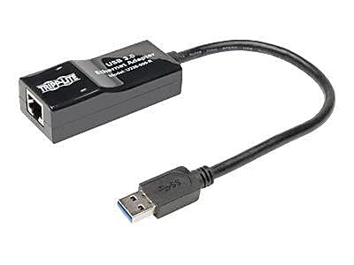 Tripp Lite USB to Gigabit Ethernet NIC Network Adapter, 10/100/1000 Megabits Per Second, USB Type A 3.0 to Gbe, Plug-and-Play No Drivers Required