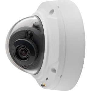 Axis 0535-001 Day and Night Outdoor-Ready Infrared Fixed Mini Dome Network Camera (White)