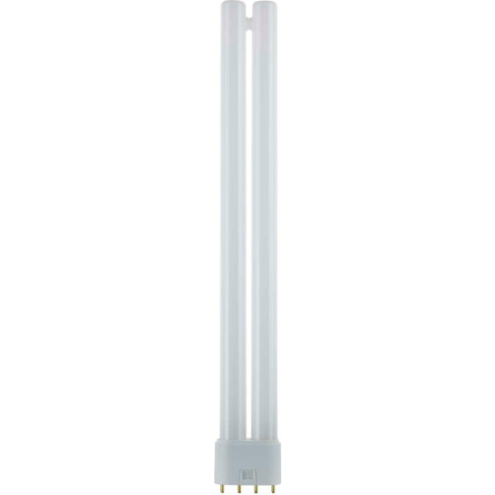 Sunlite FT24DL/830 Plug-in Twin Tube Compact Fluorescent Lamp, FT 4-Pin, 24 Watts, 1800 Lumens, 3000K Warm White, 4-Pin (2G11) Base, 120 Volts, 1 Pack