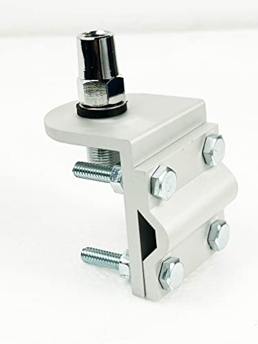 Crotek Double Groove Antenna Mirror Mount CB Radio Antenna Mount with SO239 Stud