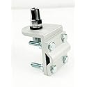 Crotek Double Groove Antenna Mirror Mount CB Radio Antenna Mount with SO239 Stud