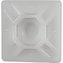 L.H. Dottie DT100S Cable Tie Mounting Base, 0.99-Inch Width by 0.2-Inch Height, Natural, 100-Pack