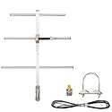 GTOMNI GMRS Yagi Antenna for 70CM UHF Dual Band 400-470Mhz Ham Walkie with High Gain 7DBI Outdoor Antenna for Ham Radio Transceiver Repeater SL16