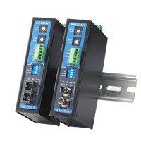 MOXA ICF-1150i-M-SC Serial to Fiber Converter, Industrial Copper to Fiber Isolation, Multi-Mode, SC