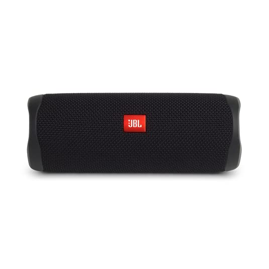 JBL FLIP 5 Portable Speaker IPX7 Waterproof Bundle with gSport Deluxe Hardshell Case (Black)