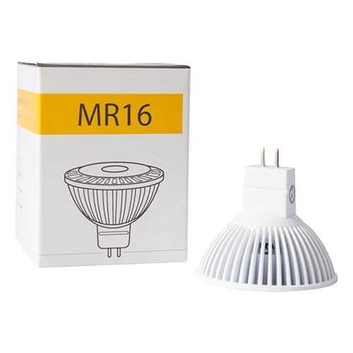 SPW Pro-Trade MR16 LED 5W 350 Lumens 2700K 60 Degree PT-MR16-5WF-27 30,000 Hours 10-18V Low Voltage 12v Landscape Lighting Bulb Dimmable Lamp