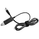 HCJYC USB 5V to DC 9 V Guitar Pedal USB Power Cable, Tip Negative(-) Design, Max Current 800mAh, Compatible for Most 9V Guitar Effects Pedals (Center…