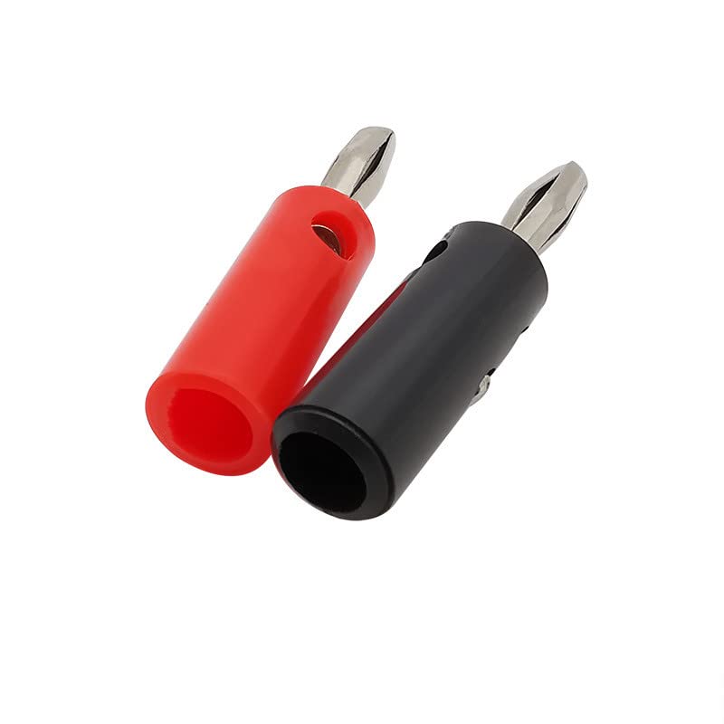 Banana Plugs 4mm Audio Speaker Wire Cable Connector Cable Plugs 10 Pairs