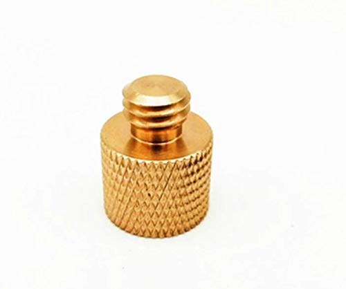 Donut 1/4 Female to 3/8 Male Screw Adapter Tripod Thread Mount Adapter Accessories for Tripod Microphone Holder Camera 2 Pack