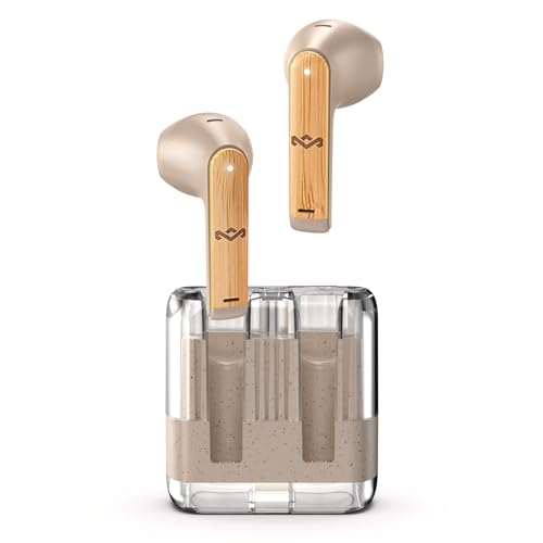 House of Marley Zion True Wireless Earbuds, 16-Hr Total Playtime, Quick Charge, Eco-Friendly Design with Recycled Plastics & Sustainable…