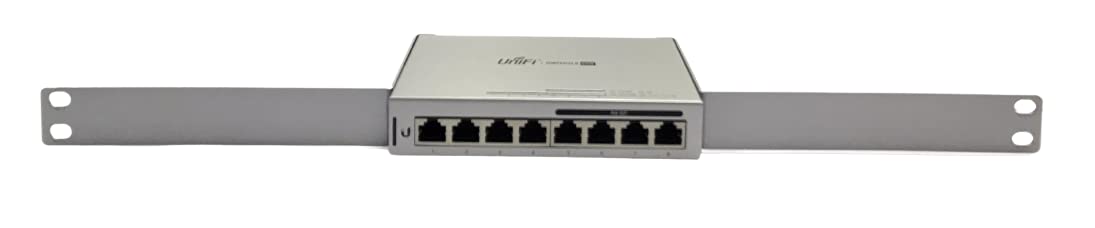 RACKIDEA UniFi US-8-60W Ear RI-UB8RMBA60 | Rack Mount Brackets(Ear) for UniFi Switch 8 Port 60W