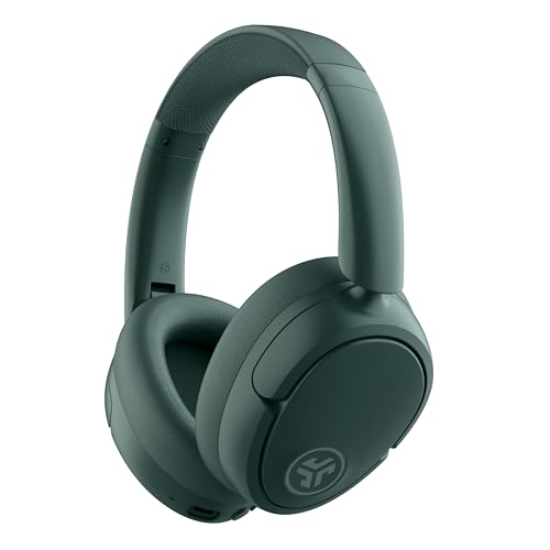 JLab JBuds Lux ANC Wireless Headphones, Sage, Hybrid Active Noise Cancelling, Customizable Sound, Spatial Audio Compatible, Premium Over-Ear…