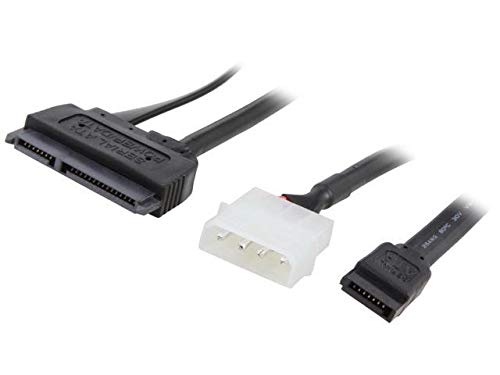 Nippon Labs SATA-Combo-1.5BK 18-Inches Sata Date and Power Combo Cable, Black