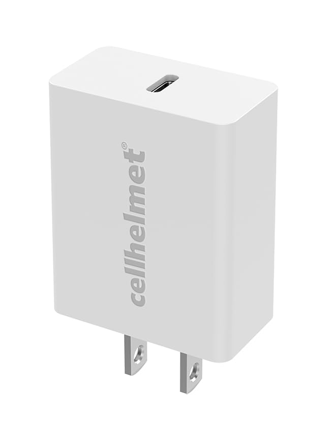 cellhelmet 20W USB C Fast Charging Wall Power Delivery Compatible with iPhone 16/15/14/13/12/11 PRO/PROMAX XS/X/SE 8/8 Plus iPad/iPad mini Galaxy