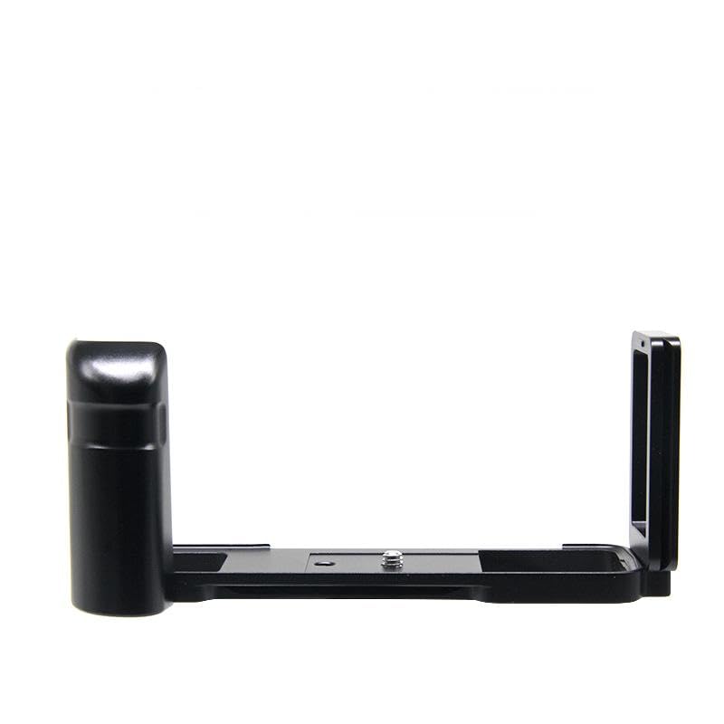 YEELAMKOK Camera Hand Grip Quick Release L Plate Bracket Mount for Fujifilm GFX50R, Aluminum, Black