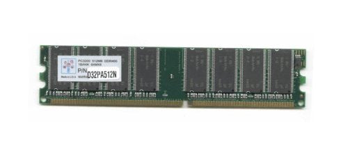 Super Talent DDR400 512MB/64x8 No Heatsink Memory D32PA512N