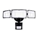 AWSENS 40W LED Security Lights Motion Sensor Light Outdoor, 180 Degree, 4000LM, 5000K, ETL Water Resistant, 3 Head Motion Detected Flood Light