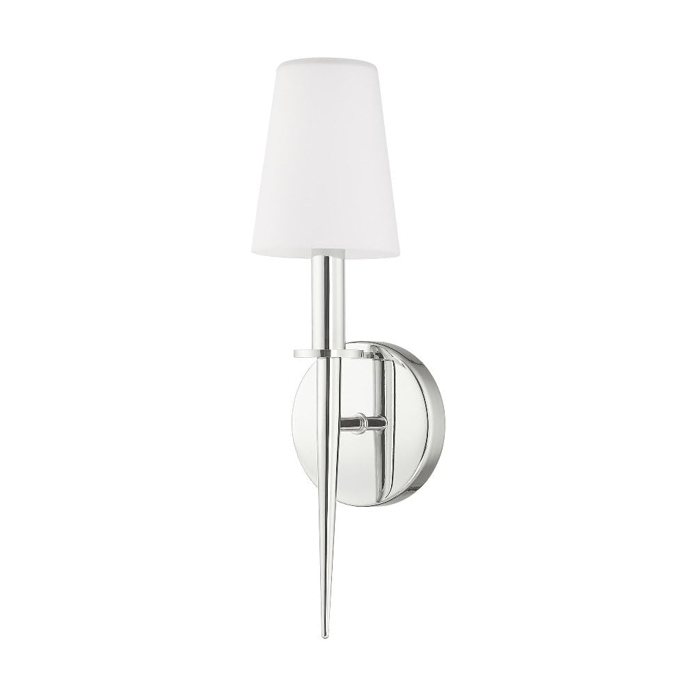 Livex Lighting 41692-35 Ada Wall Sconce, Polished Nickel