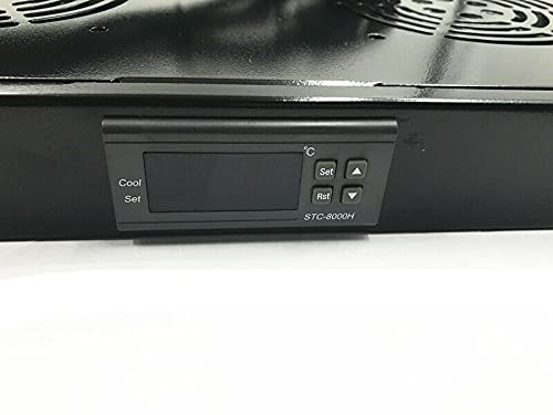 RAISING ELECTRONICS Rack Mount Digital Server Fan Cooling System with 4 Fans 1U