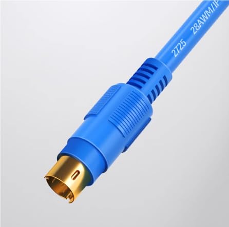 Ailsa Hexi USB-QC30R2 (Round 6-pin) PLC Programming Cable for Q00CPU/Q02H/Q06H/etc Q Series Programming Cable