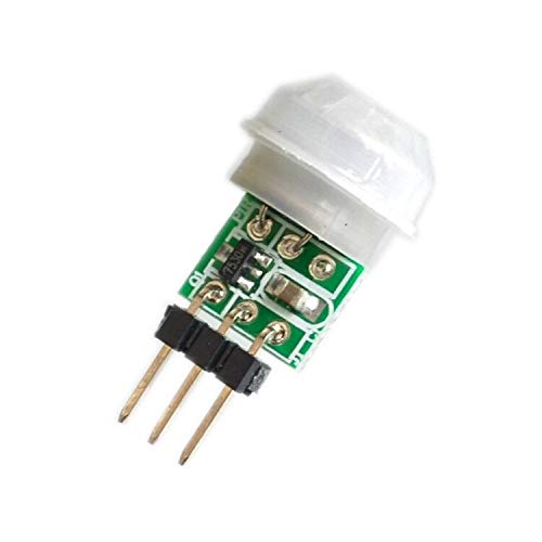 HC-SR501 HC-SR505 Adjust IR Pyroelectric Infrared Mini PIR Module Motion Sensor Detector Module Bracket for arduino (Mini PIR)
