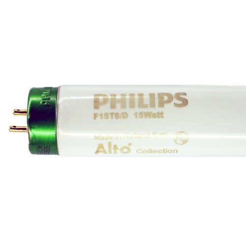 F15T8/D/ALTO Medium Bi-Pin T8 Fluorescent Tube Day Light 18 inches PHILIPS BRAND