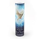 THE SAINTS COLLECTION Holy Spirit Blue LED Flameless Devotional Prayer Candle