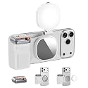 Magnetic Phone Camera Grip, Phone Selfie Grip + Selfie Light for iPhone & Android with Wireless Shutter Button, Creator Kit