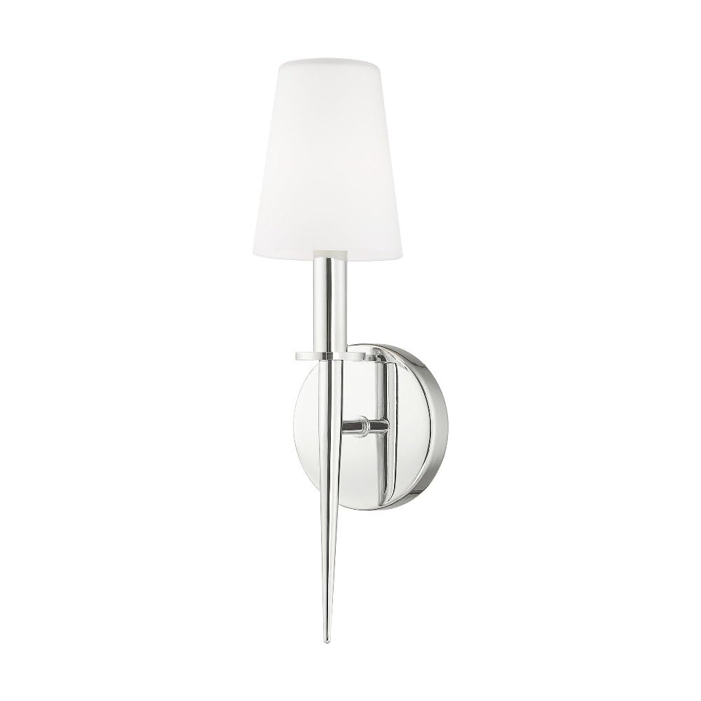 Livex Lighting 41692-35 Ada Wall Sconce, Polished Nickel