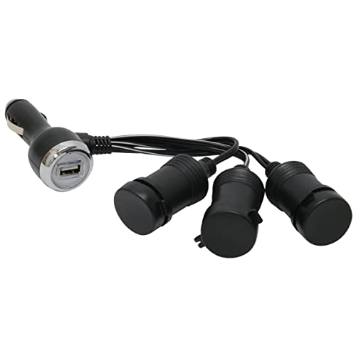 RoadPro RPPSP211USB 4-Way 12-Volt USB Access Adapter