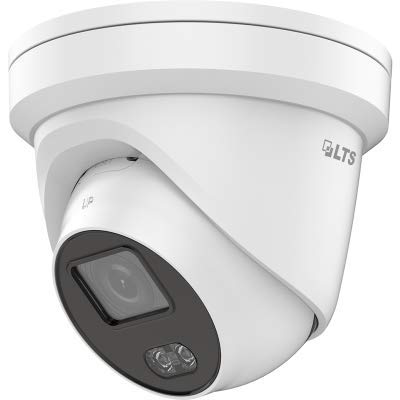 LTS CMIP3C42W-M 4mm Lens 4MP Color 247 Security Turret Outdoor IP Network Camera, RJ45 Connection