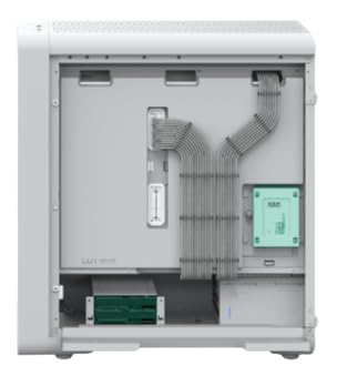 FSP CUT593 Series Full Tower Computer Case Dual Tempered Glass Side Panel 140MM ARGB Fan X4 (CUT593P, White)