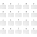 Sluswallow 20Pcs Transparent Phone Lanyard Tab, Tether Tab, Crossbody Strap Tether, Universal Patches Accessories, Cell Phones Case Patch Pad Safety