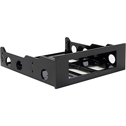 StarTech.com 3.5" to 5.25" Front Bay Mounting Bracket w/ Mounting Screws (BRACKETFDBK),Black