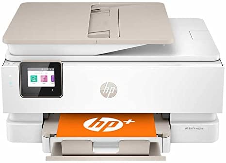 HP Envy Inspire 7958e All-in-One Printer, Print, Copy, scan, 35-Sheet ADF, Dual-Band WiFi, self-Healing Wi-Fi, Photo and Document Printing, White
