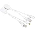 10 Pair IP Camera POE RJ45 Cable Power Over Ethernet Adapter Injector Splitter 12 V