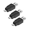 ZJKJHJY Micro USB 2.0 Adapter, Black, Type A Male/Micro-B Male, A Male to Micro B High Speed USB Cable
