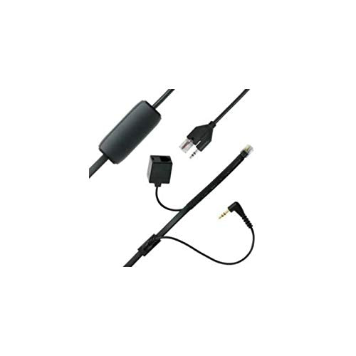 Plantronics APD-80 Electronic Hook Switch Adapter (87327-01),Black